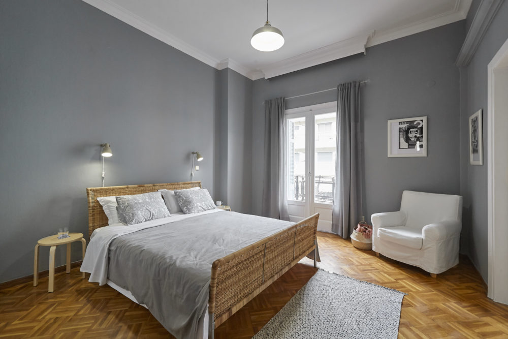 Ανακαίνιση διατηρητεου στην Βενιζελου , υπνοδωμάτιο