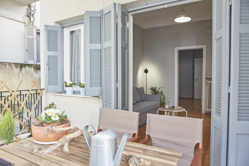 Ανακαίνιση διατηρητεου στην Βενιζελου , μπαλκόνι