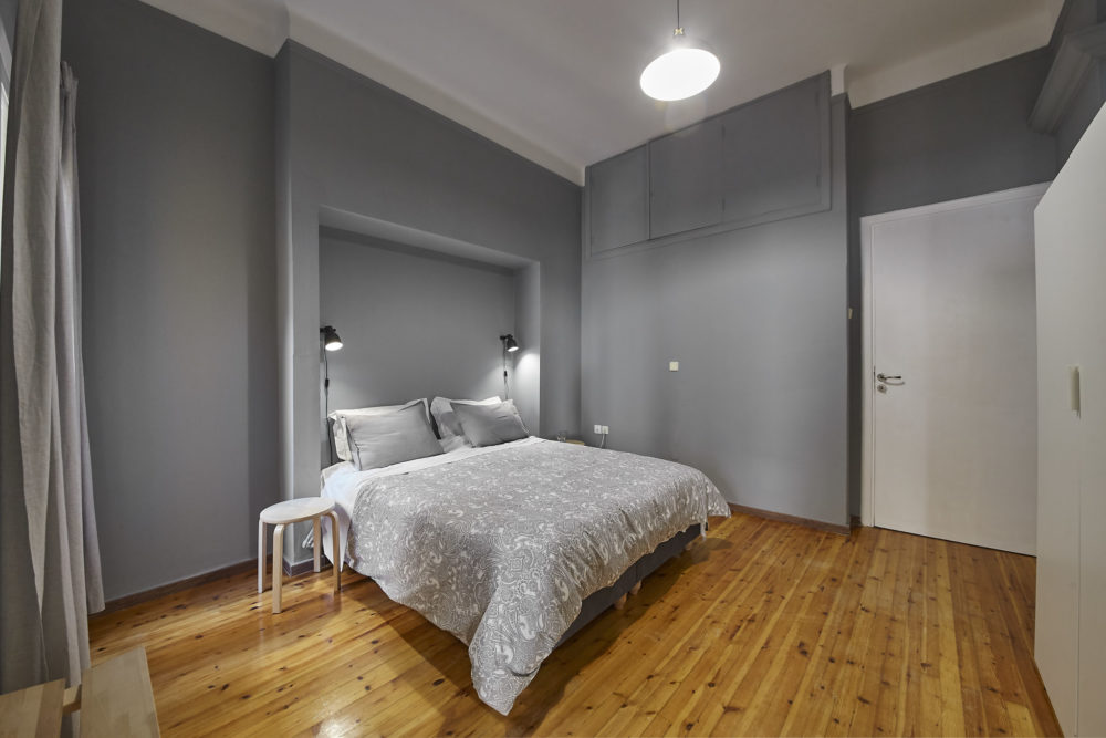 Ανακαίνιση διατηρητεου στην Βενιζελου , υπνοδωμάτιο