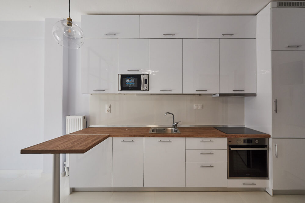 Ακριλικα ντουλάπια κουζίνας με πάσο